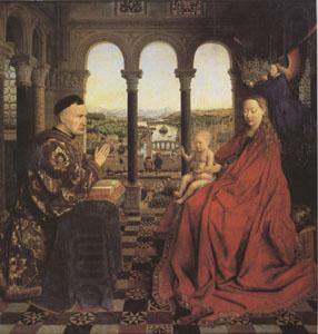 Jan Van Eyck The Virgin of Chancellor Rolin (mk05) China oil painting art